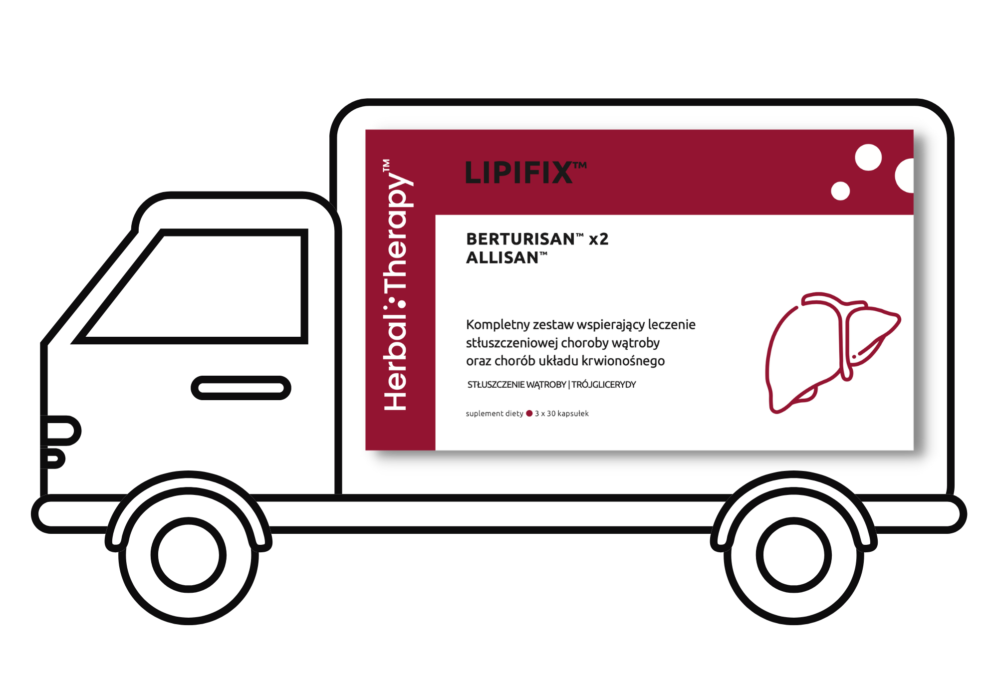samochód dostawczy z zestawem LIPIFIX